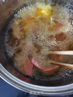 Make Potato ham sausage step 2