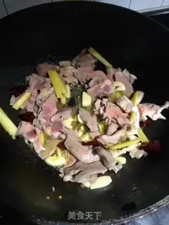 Make Chili fried pork heart step 3