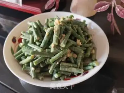 Make Sesame sauce, bean horns step 9