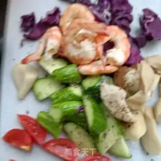 Make Toast shrimp salad step 7