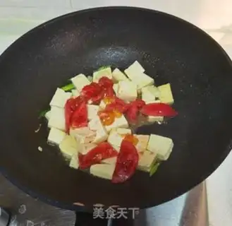 Make Tofu with tomatoes step 6