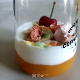 Make Apricot sour milk cup step 7