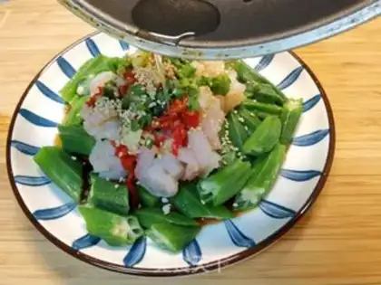 Make Autumn shrimp balls step 6
