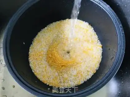 Make Corn rice step 1
