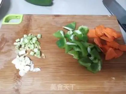 Make Red roasted eggs tofu step 3