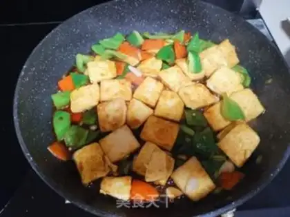 Make Red roasted eggs tofu step 7