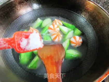 Make Krabpaste melon soup step 5