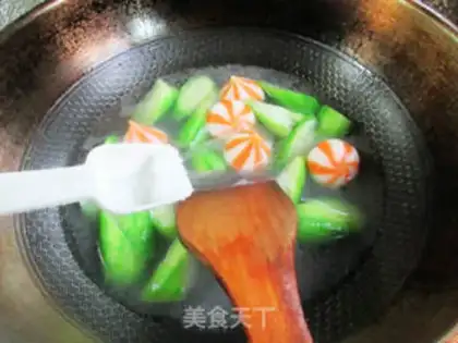 Make Krabpaste melon soup step 6