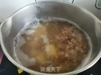 Make Porridge of the rice porridge step 2