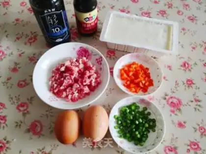 Make Tofu meat and eggs step 0