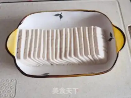 Make Tofu meat and eggs step 1