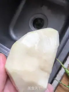Make Ham sausage fried blue step 0