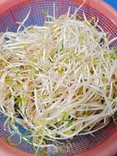 Make Clear the green bean bud step 0