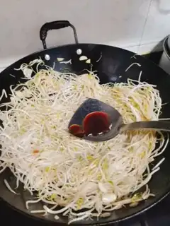 Make Clear the green bean bud step 5
