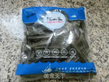 Make Fried algae step 0