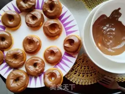 Make Chocolate doughnuts step 8
