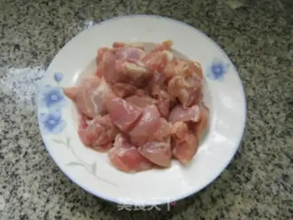 Make Chicken leg, fried beans step 2