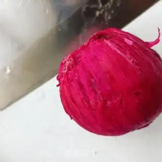 Make Flaming Dragon Jell-O, little circle bumping on milk step 4