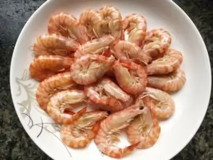 Make Nine knots of shrimp step 4