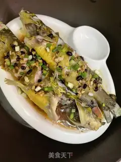Make Garlic soybeans, cedar fish step 9