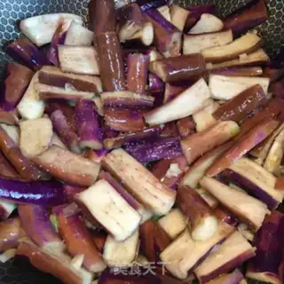 Make Soy sauce and eggplant step 5