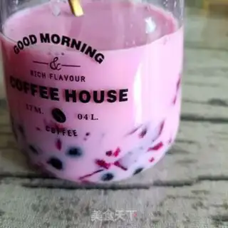 Make Flaming Dragon Jell-O, little circle bumping on milk step 19