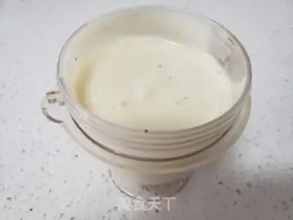 Make Yogurt banana juice step 4