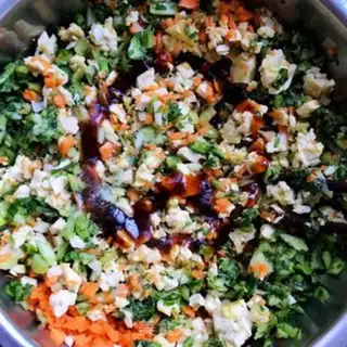 Make Tofu carrot bag step 7