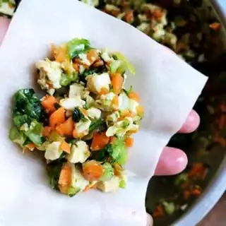 Make Tofu carrot bag step 8
