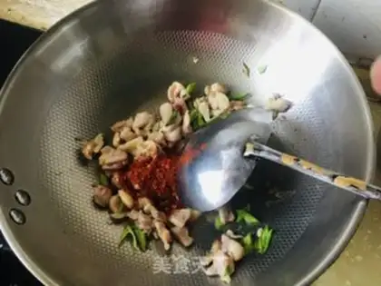 Make Chicken mushroom noodles step 4