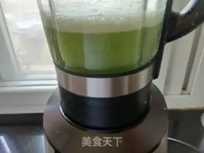 Make Green melon honey water step 3