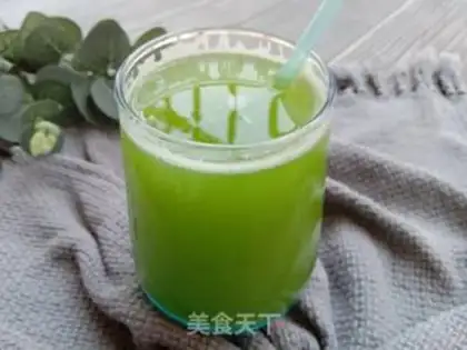 Make Green melon honey water step 5