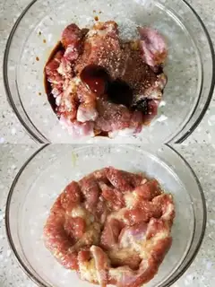 Make Cheese and pork step 1