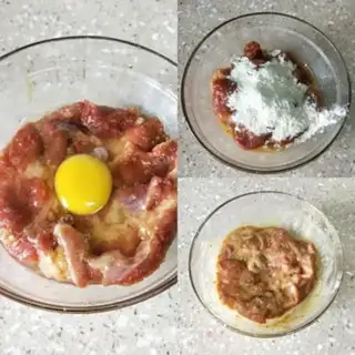 Make Cheese and pork step 2