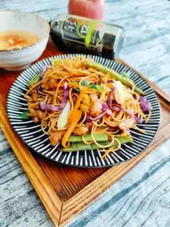 Make Seven-colored noodles step 16