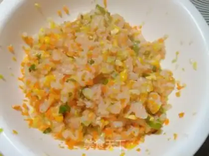 Make Shrimp pancakes step 5