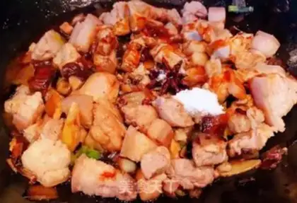 Make Frozen eggs and meat rice step 8