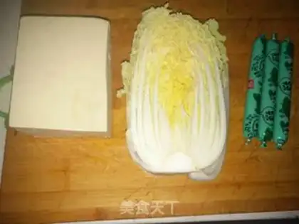 Make Cabbage and tofu step 0