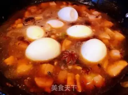 Make Frozen eggs and meat rice step 10