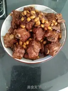 Make Red soybean ribs step 5