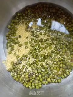 Make Little Mismy green bean porridge step 0