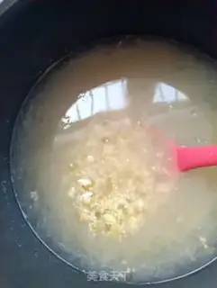 Make Little Mismy green bean porridge step 6