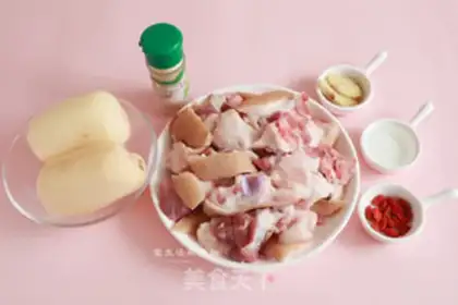 Make Liang, pig hoof soup step 0