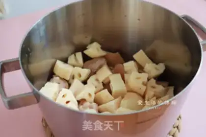 Make Liang, pig hoof soup step 4