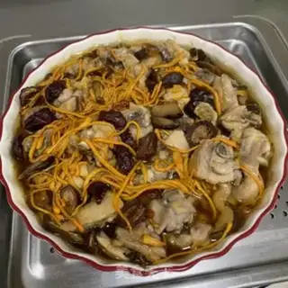 Make Worm-herbs, mushrooms, chicken step 8