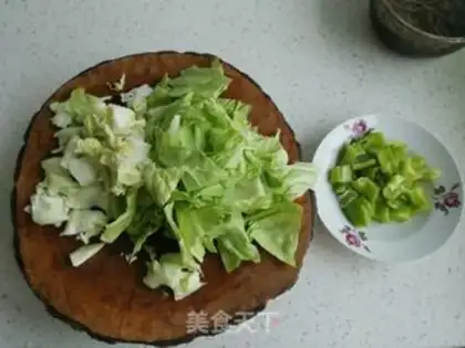 Make Pyramid and cabbage step 1