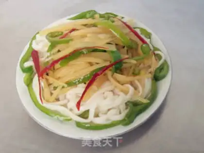 Make Potato pepper noodles step 9