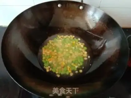 Make Corn fried beans step 3