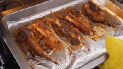 Make The lamb chop step 5