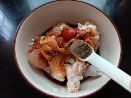 Make Burn the chicken leg step 4